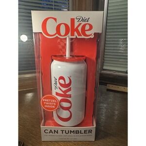 Diet Coke Insulated Can Tumbler with Straw New In Box